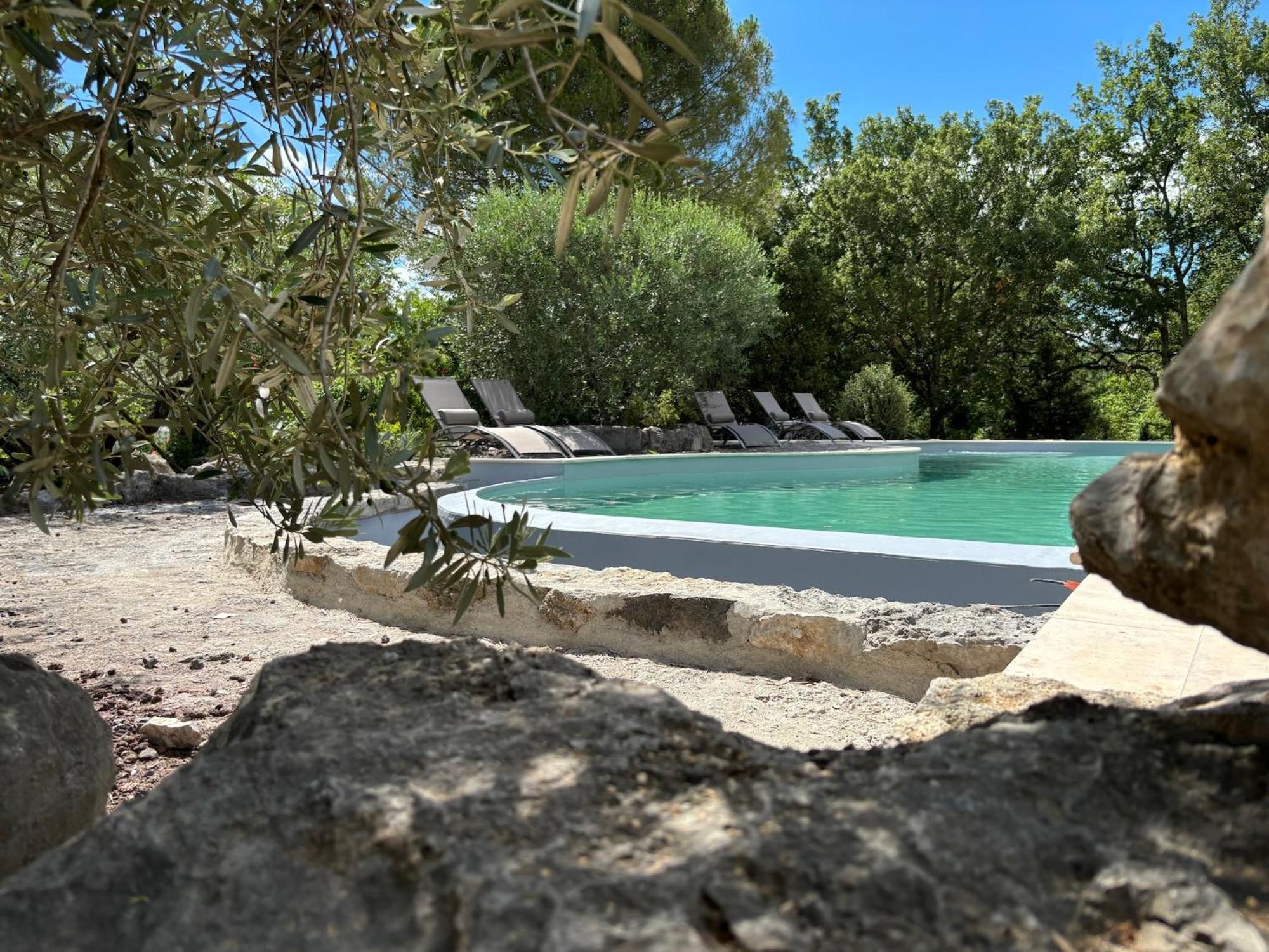 Maison Pour 12P, Piscine A Debordement Chauffee D'Avril A Octobre Inclus Ruoms Exterior photo