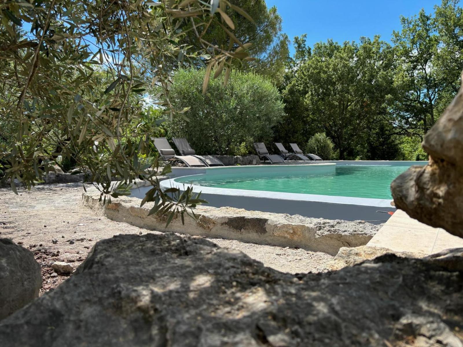 Maison Pour 12P, Piscine A Debordement Chauffee D'Avril A Octobre Inclus Ruoms Exterior photo